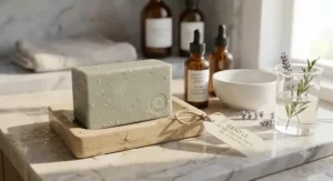 Gentle oil-control clay soap bar suitable for daily use on sensitive, acne-prone oily skin.