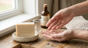 Dermatologist-recommended fragrance-free cream bar soap safe for sensitive, extremely dry hands.
