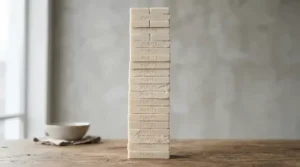 A neat stack of daily cleansing bars suitable for normal skin types, showcasing a large family multipack.