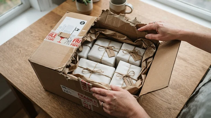 Unboxing a large value multipack of gentle cleansing bars designed for everyday family use on normal skin. bar soap for normal skin family multipack