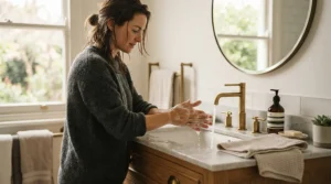 Dermatologist-recommended eczema relief bar soap used for soothing skin after exposure to flare triggers.